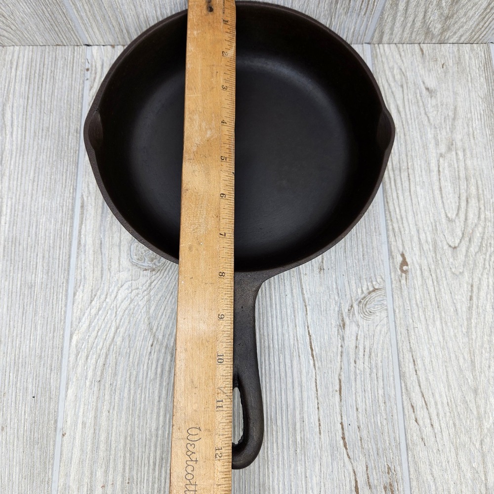 Vintage BSR Birmingham Stove Red Mountain Cast Iron Skillet No‎ 5X. Heat Ring - Picture 6 of 6